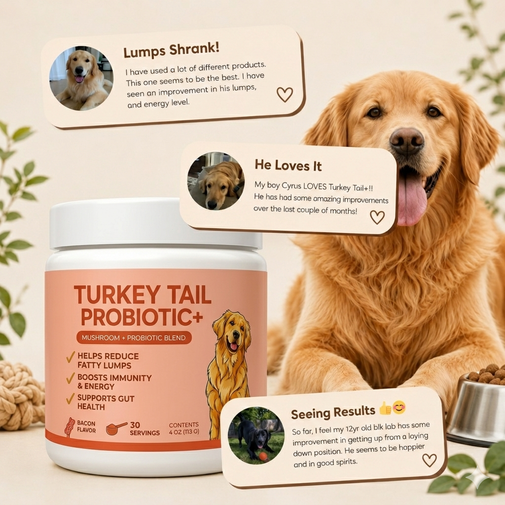 Turkey Tail Probiotic+ For Dogs