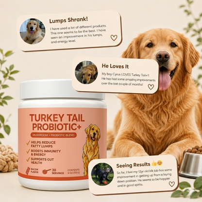 Turkey Tail Probiotic+ For Dogs