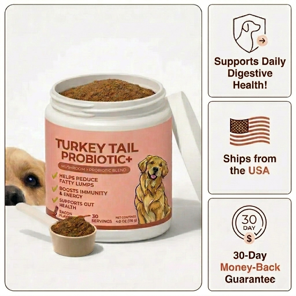 Turkey Tail Probiotic+ For Dogs
